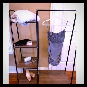 alice + olivia “Roxanne” Leather Bustier Dress